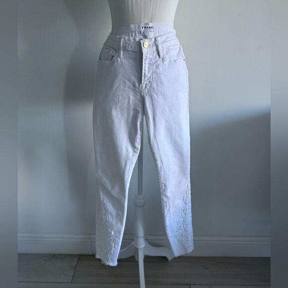 Frame Denim Women's White Jeans - Picture 1 of 4